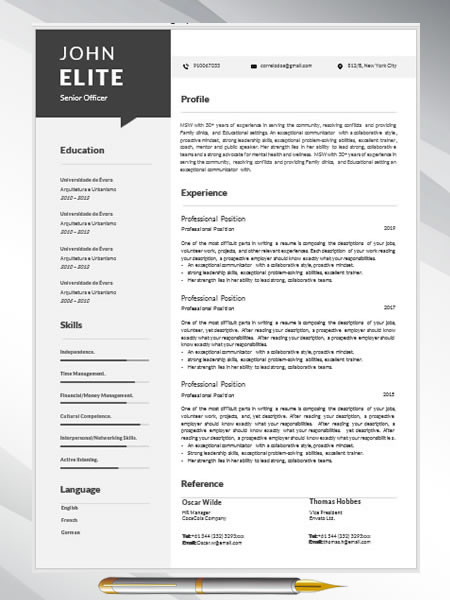 Elite Resume Cover Letter Resume Sphere